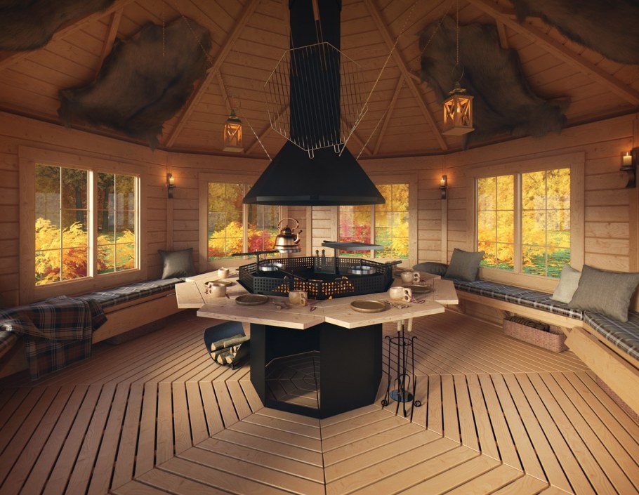 Гриль домик геосфера