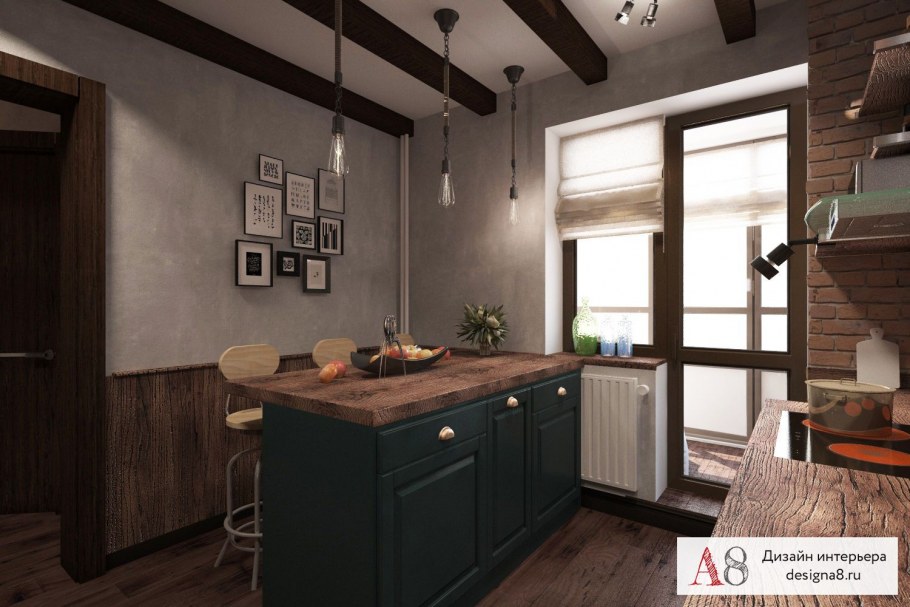 Интерьер двухкомнатной квартиры 63 кв.м