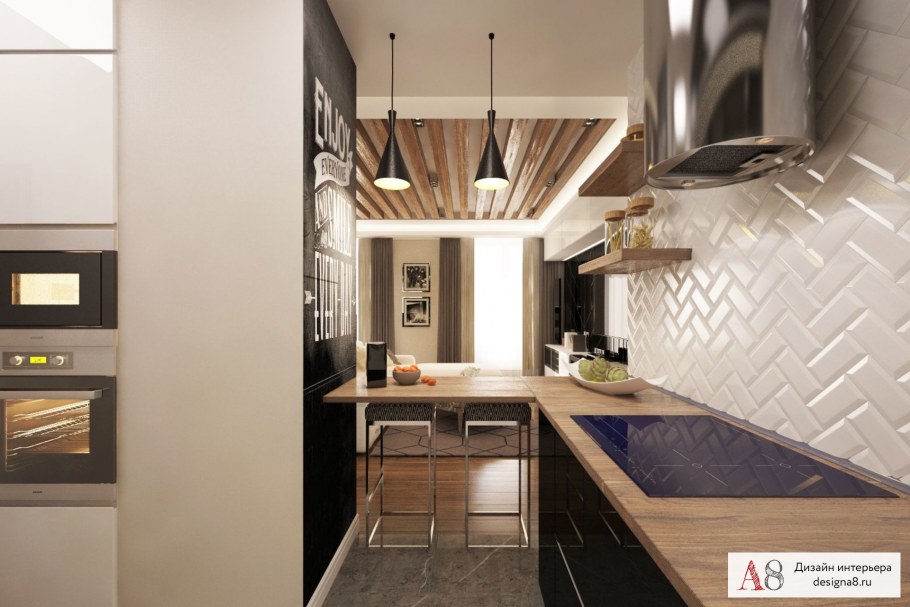 Дизайн проект квартиры 54 кв.м