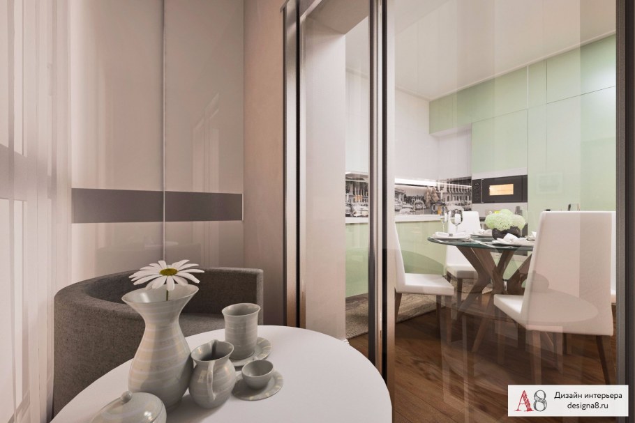 Интерьер двухкомнатной квартиры на большую семью