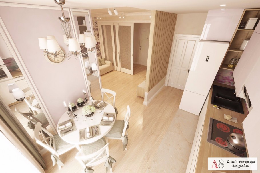 Дизайн-проект квартиры гребенки