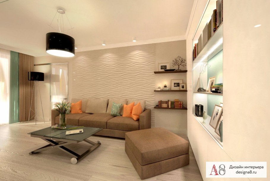 Виды дизайна интерьера двухкомнатной квартиры