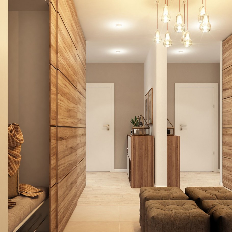 Дизайн проект двухкомнатной квартиры в ЖК Ясный