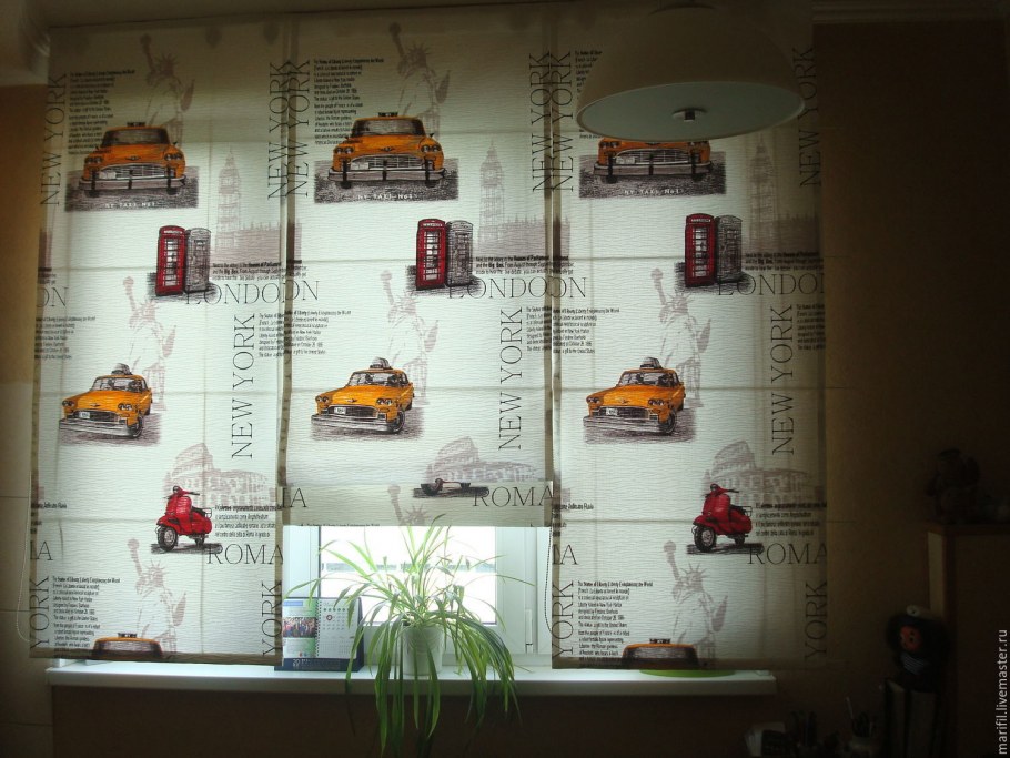 Римские шторы в детскую мальчику