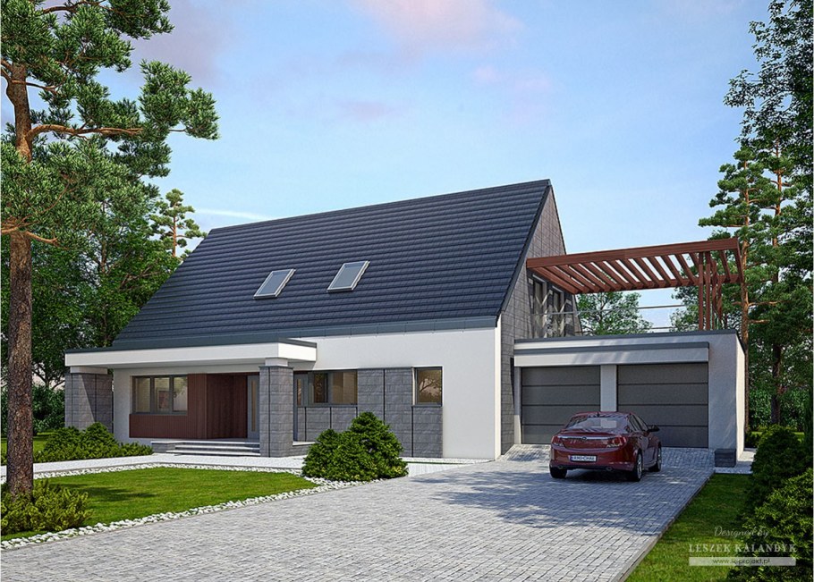 Домик с гаражом