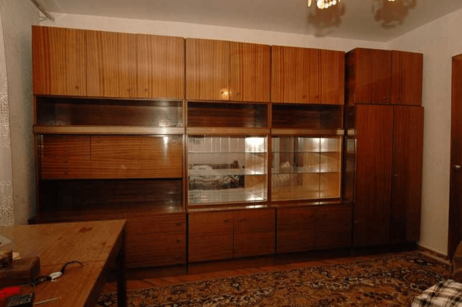 Советские полированные стенки