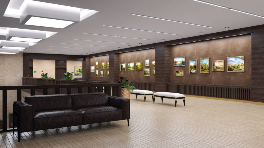 Интерьер офиса строительной компании