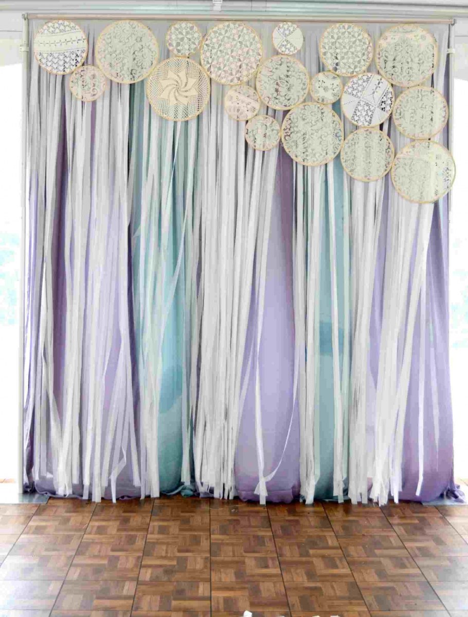 Фотозона из ткани