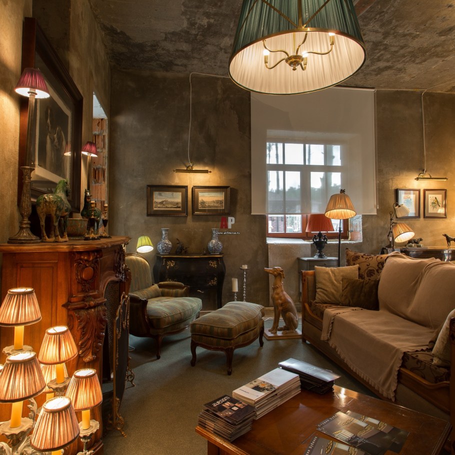 Освещение в интерьере Винтаж