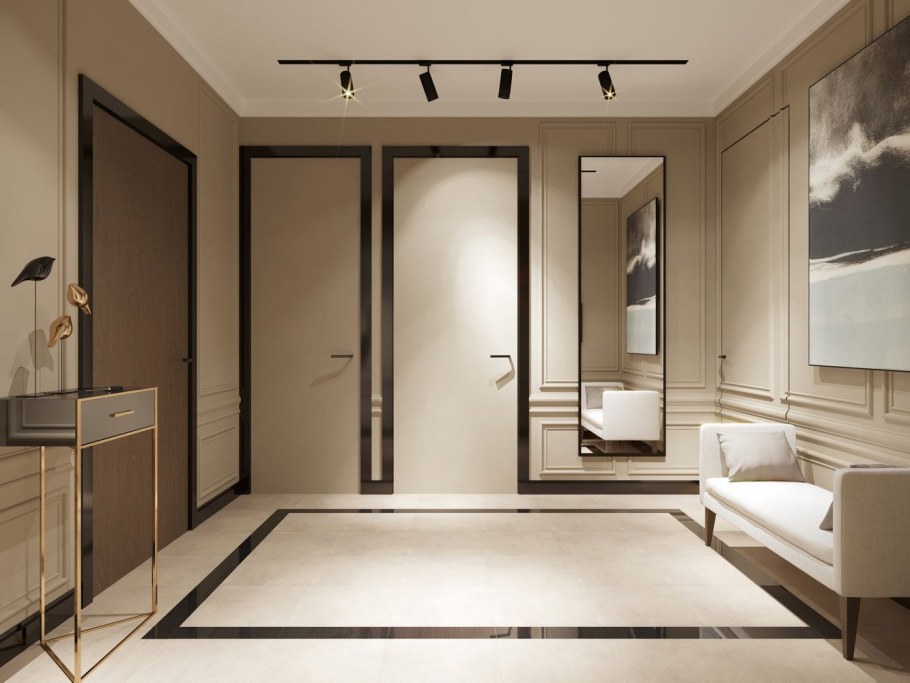 Современный интерьер прихожей