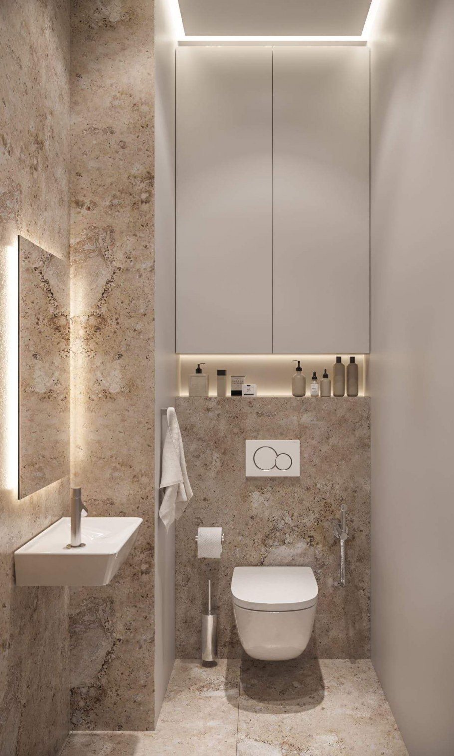 Туалетная комната маленькая