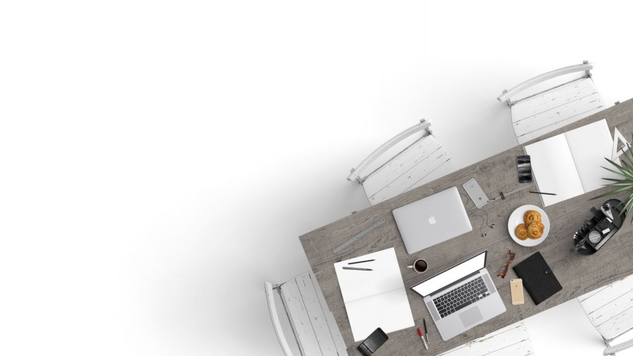 Рабочее место вид сверху