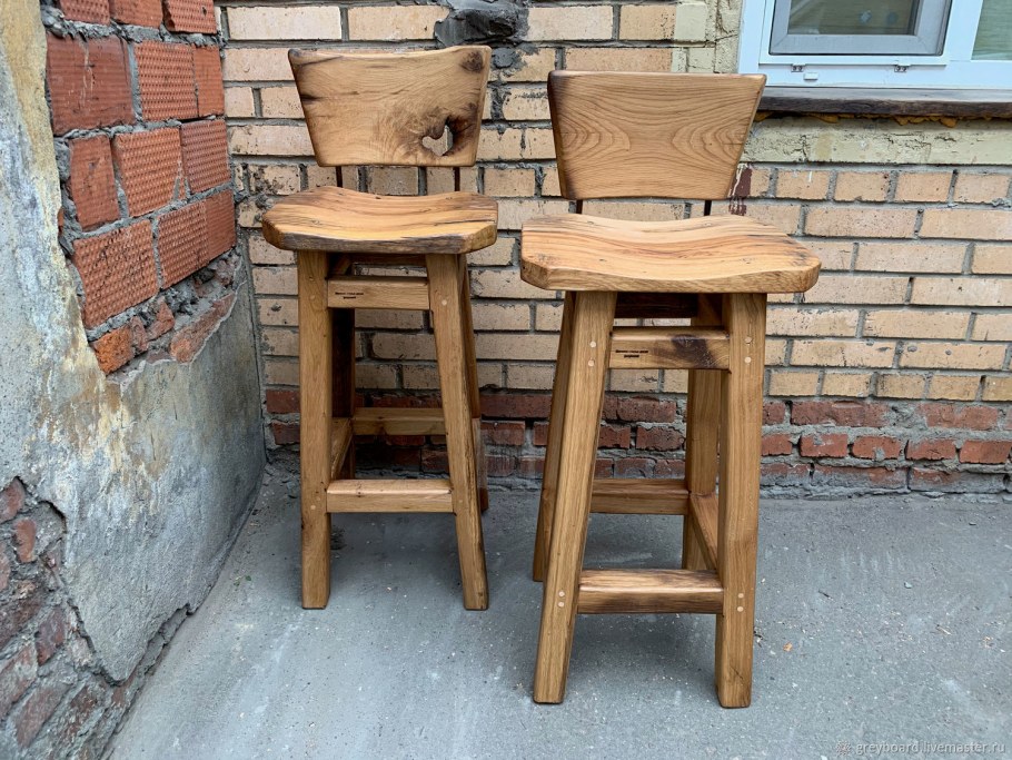 Стул барный Орбита WX-2008 белый с черным