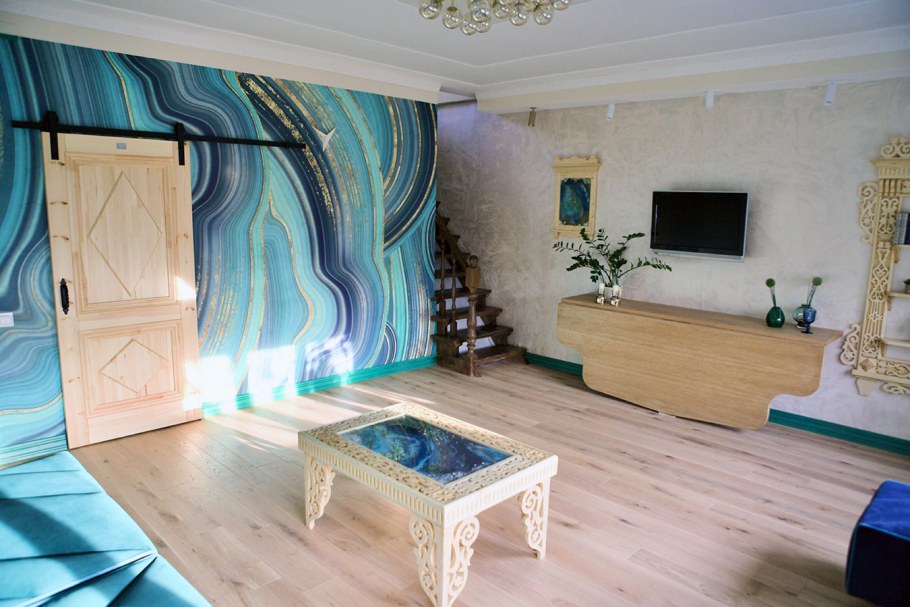 Гостиная в стиле эко Минимализм