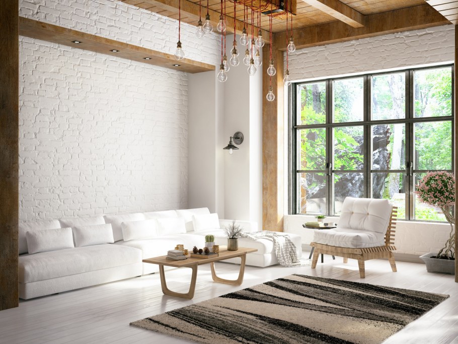 Диван в помещении