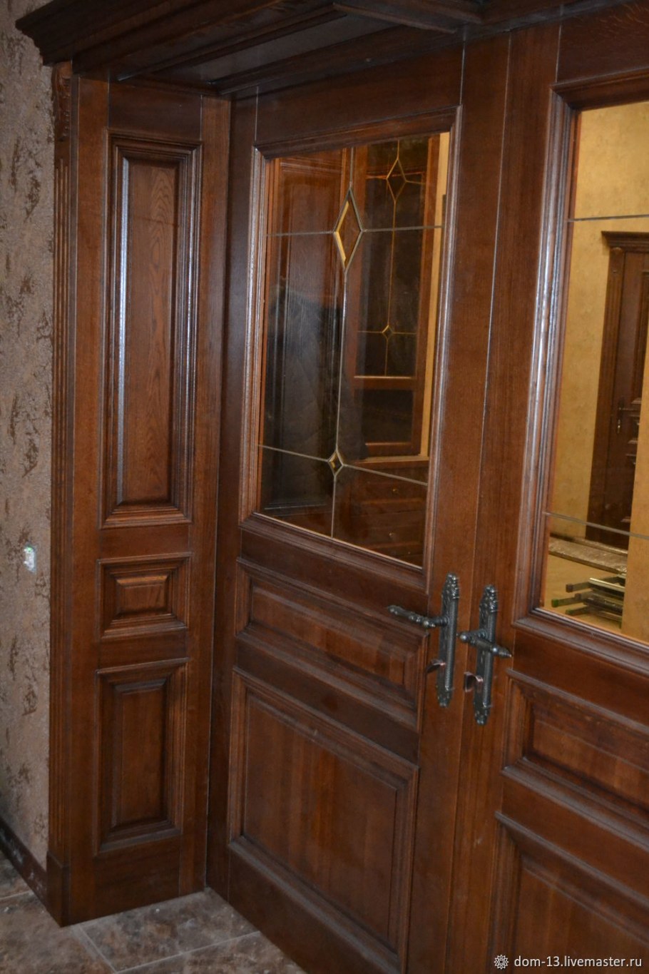 Дверь массив дуба Британика