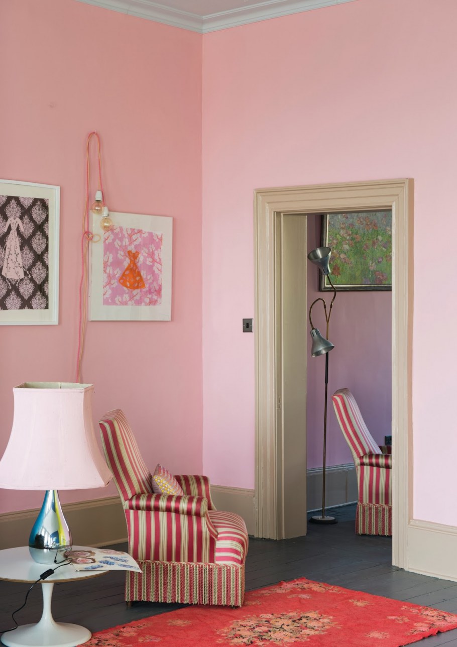 Комната в пастельных тонах