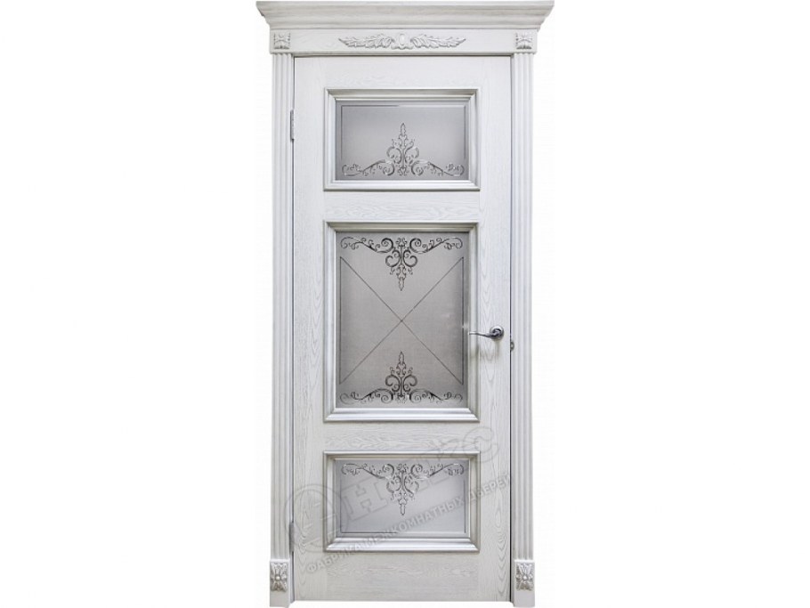 Шкаф купе патина серебро