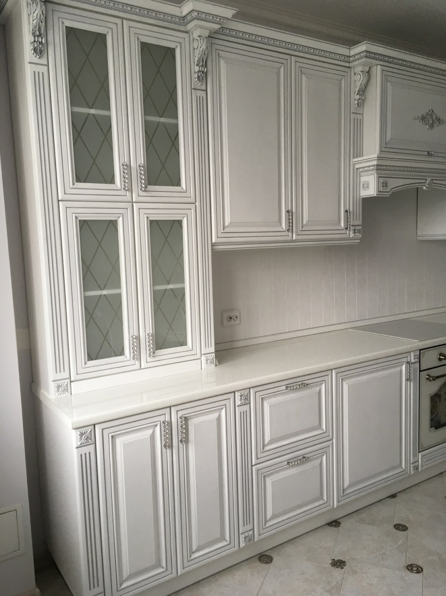 Патина ясень серебро 5457 кухня