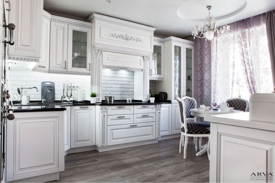 Кухня Гальяно черная Италия