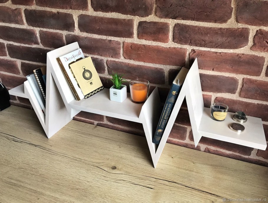 Интерьерные полки из дерева