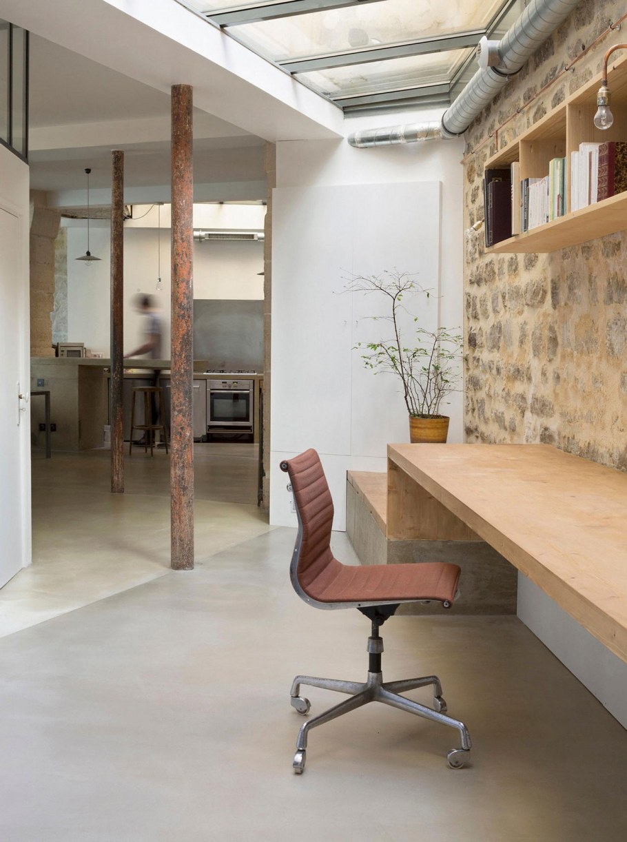 Загородный дом в стиле лофт план