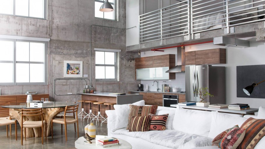 Интерьер лофт