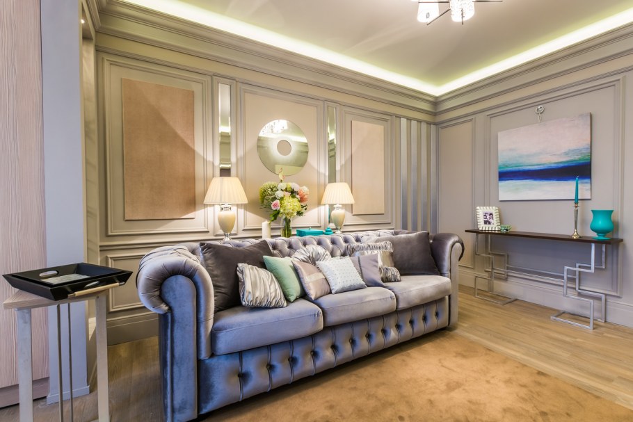 Диван в стиле арт деко