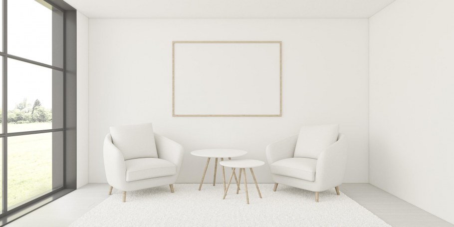 Белая краска Минимализм