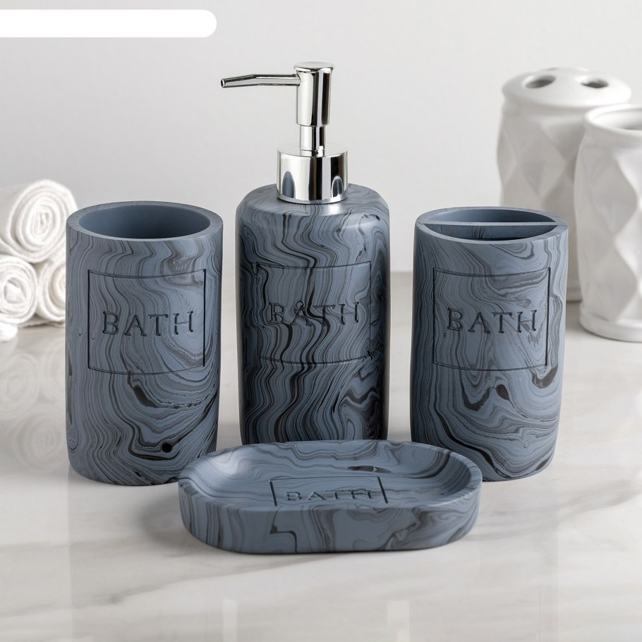 Набор для ванной комнаты Desolita, 4 предм.