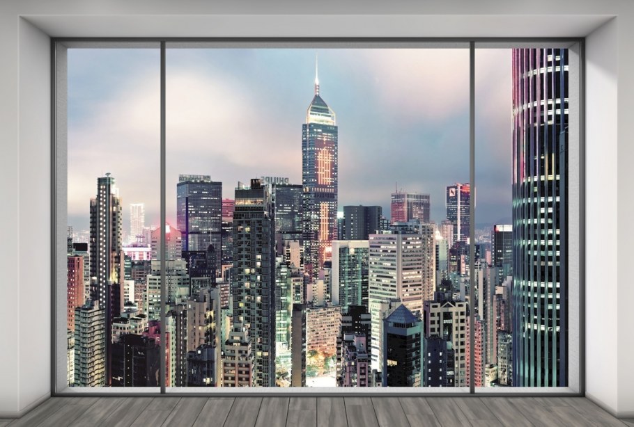 Фотообои в интерьере зала