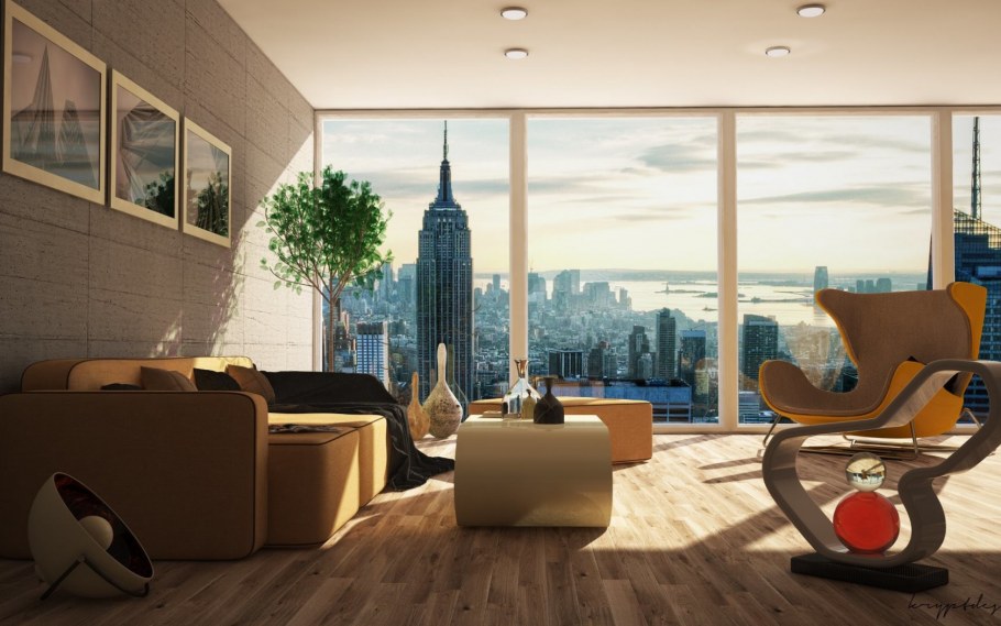 Стиль Мегаполис в интерьере