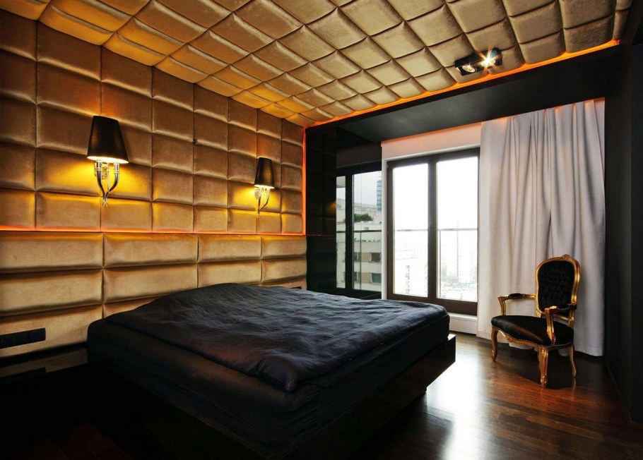 Якшие стеновые панели в интерьере