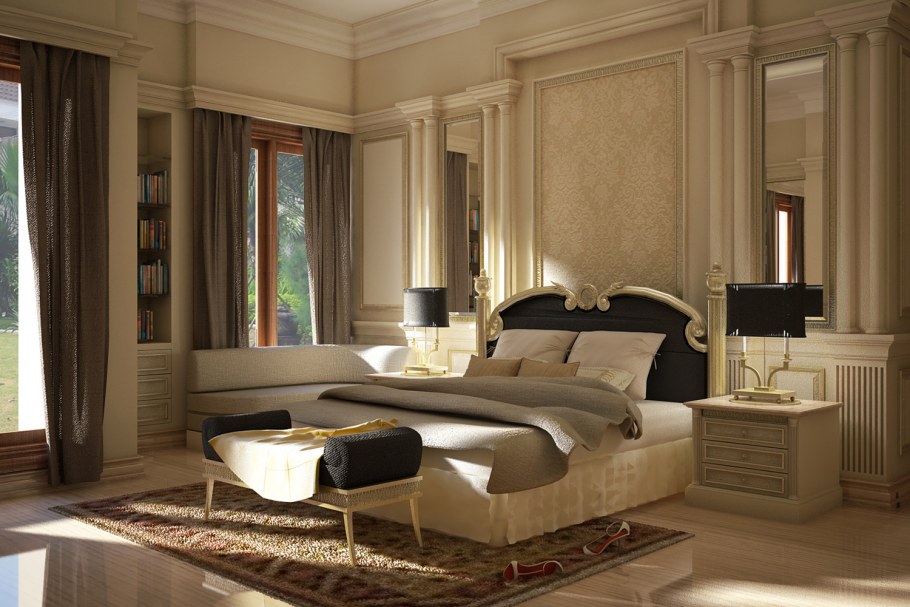 Спальня в космическом стиле