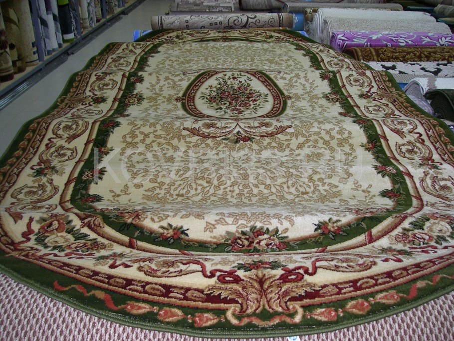 Ковер русская красавица зеленый