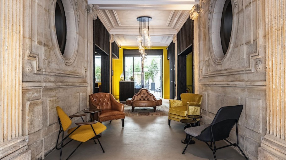 Отель les deux gares Париж интерьеры