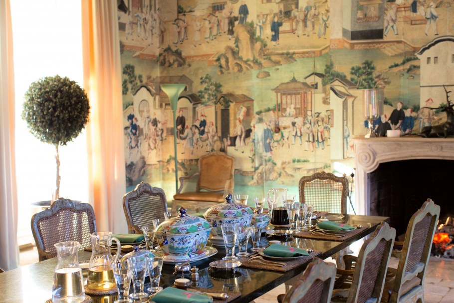 Дом живанши в Париже интерьер