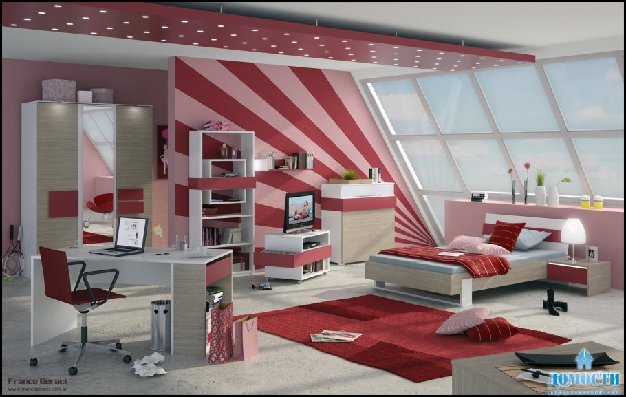 Комната мечты для девочки подростка