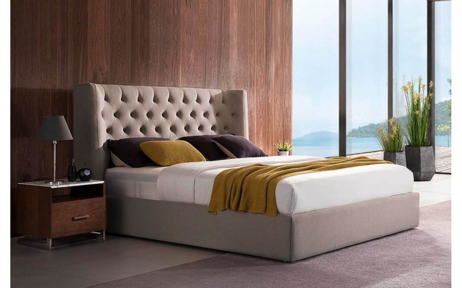 Кровать Доменика MK-7606-bg двуспальная 180х200 см