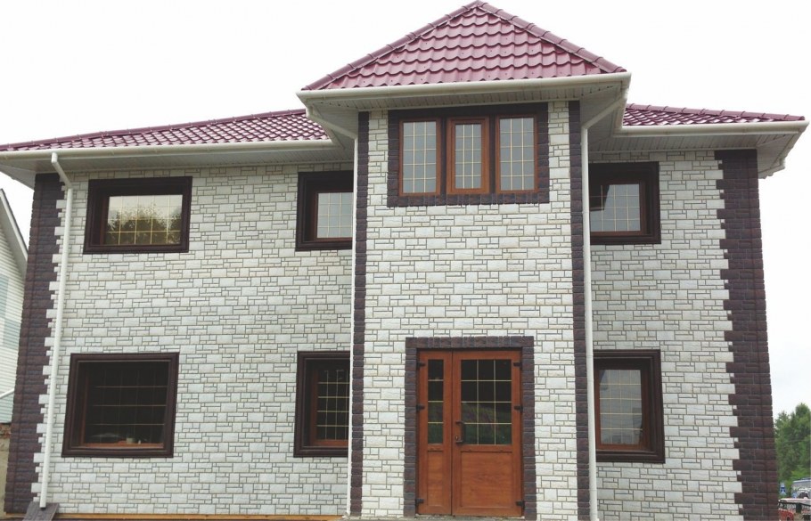 Фасадная панель Docke Burg платиновый