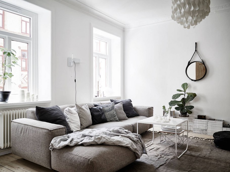 Шикарный интерьер в серых тонах