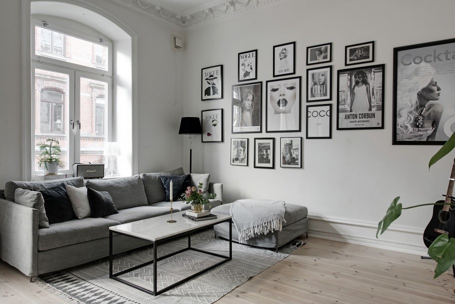 Серый интерьер Эстетика