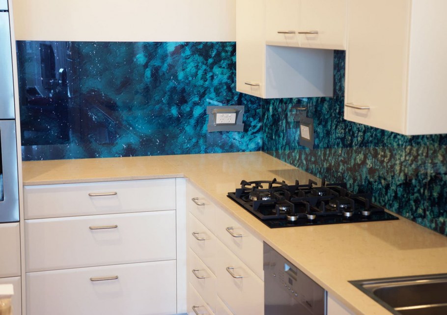 Стеклянная панель для кухни Леруа