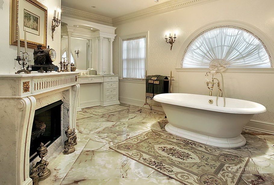 Античный стиль в интерьере маленькой комнаты