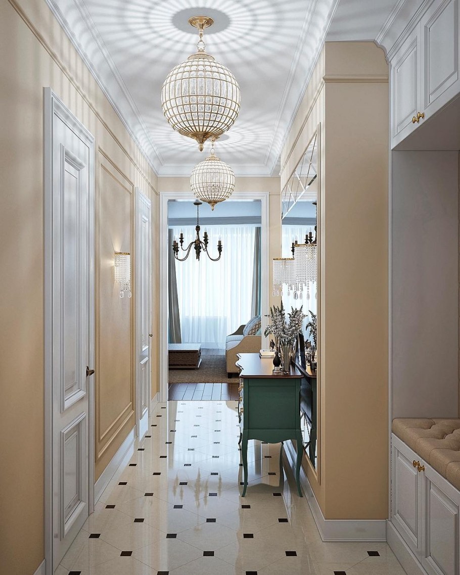 Красивый коридор в квартире