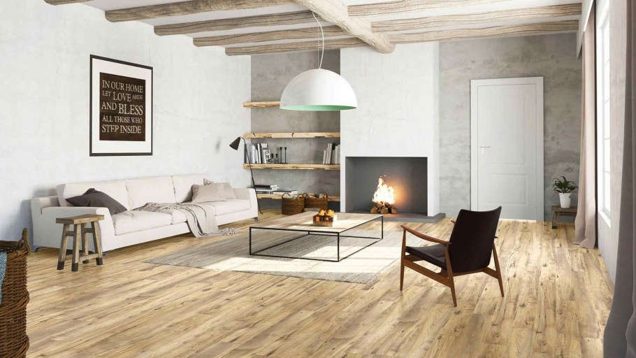 Ламинат quick Step Castle CA 4158 дуб светло-серый патина