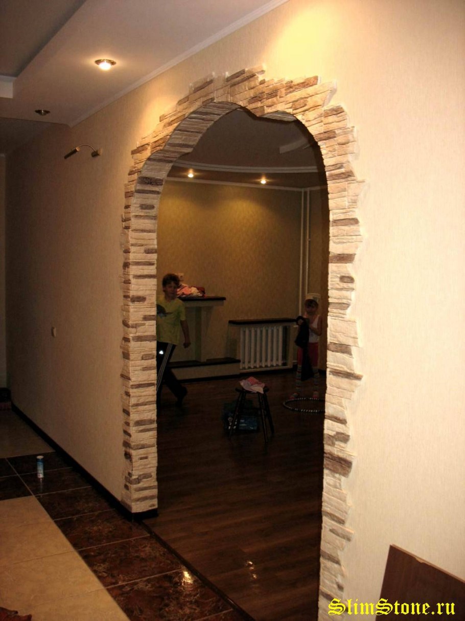 Отделка арки