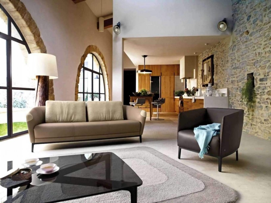 Немецкий интерьер гостиной