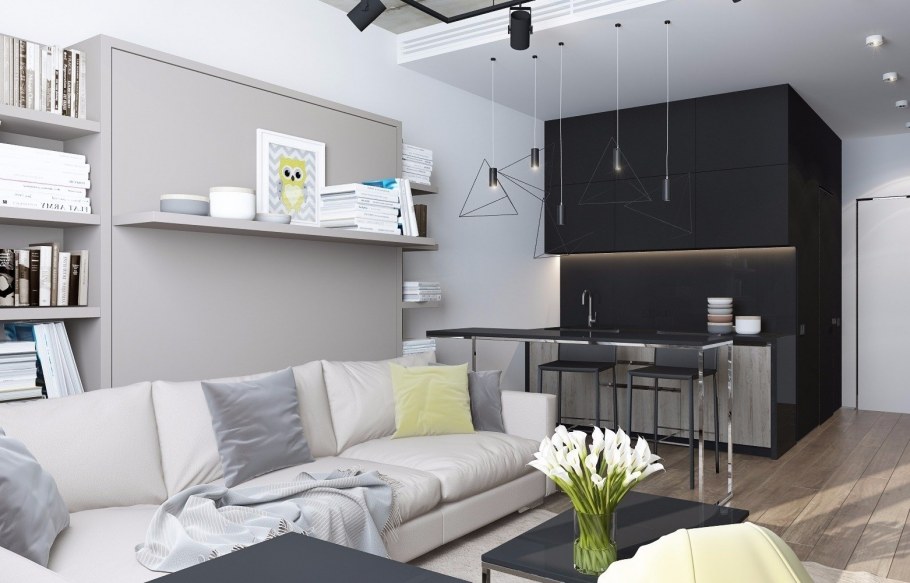 Икеа мебель для студии 18 кв.м жилой