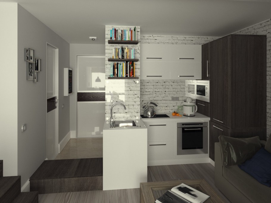 Планировка студии 20 кв.м